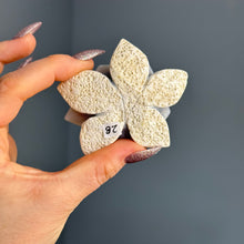 Agate Druzy Lotus Flower Carving specimen