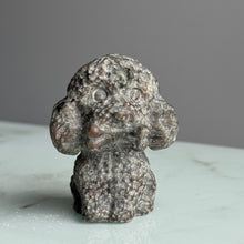 Yooperlite Dog Crystal Dog Carving