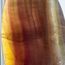 Yellow and Purple Fluorite Flame with Mica Specimen