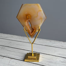 Agate Druzy Diamond Specimen on Stand (15)