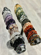 A-Z Mystery 8mm Beaded stretch stone bracelet