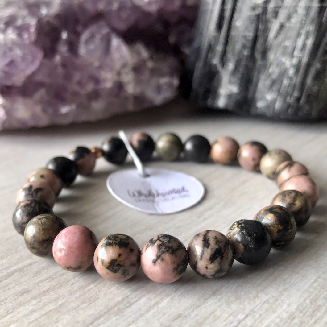 Rhodonite Stretch Bracelet