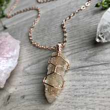 Spirit Quartz wire wrapped necklace