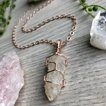 Spirit Quartz wire wrapped necklace