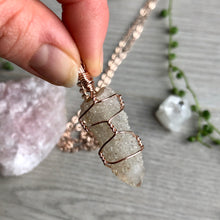 Spirit Quartz wire wrapped necklace