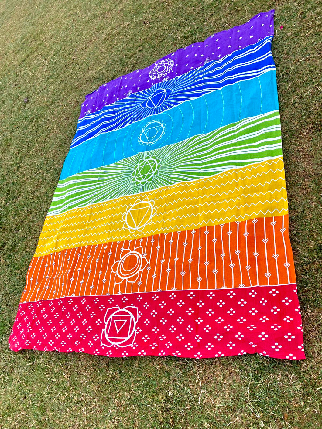 7 Chakra Bohemian Mandala Yoga & Meditation Tapestry