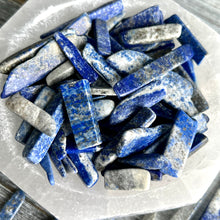 Lapis Lazuli tumbled pocket stone specimen chards