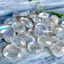 Angel Aura tumbled pocket stone specimen