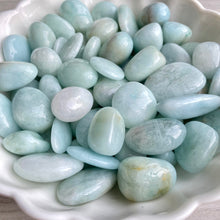 Aquamarine Tumbled Pocket Stones (Sm)