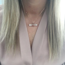 Selenite Bar Necklace