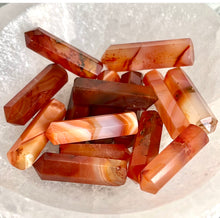 Carnelian Wire Wrapped Crystal Necklace