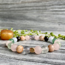 Fertility & Pregnancy Support Intention Stretch Bracelet & Carnelian Pocket Stone Specimen