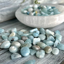 Aquamarine Tumbled (xsm) x4 Pocket Stone specimen