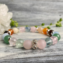 Fertility & Pregnancy Support Intention Bracelet with Silver Hematite Spacers