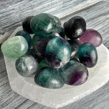 Rainbow Fluorite (med) Tumbled Pocket Stone Crystal Specimen