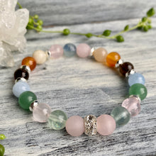 Fertility & Pregnancy Support Intention Bracelet with Silver Hematite Spacers