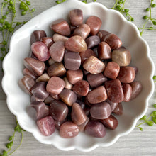 Strawberry Quartz Tumbled pocket stone specimen