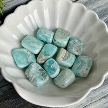 Blue Aragonite/Caribbean Calcite Pocket Stone Crystal Specimen SM