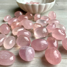Rose Quartz tumbles (LG) egg pocket stone crystal specimen