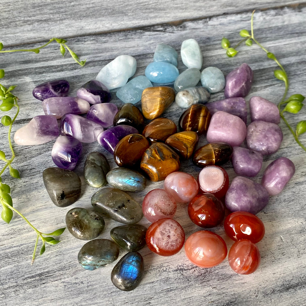 Addiction recovery crystal set