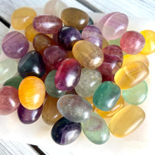 Rainbow Fluorite (med) Tumbled Pocket Stone Crystal Specimen