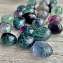 Rainbow Fluorite (med) Tumbled Pocket Stone Crystal Specimen