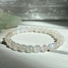 A-Z Mystery 8mm Beaded stretch stone bracelet