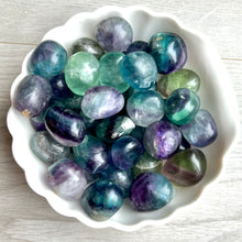 Rainbow Fluorite (LG) Tumbled Pocket Stone Crystal Specimen