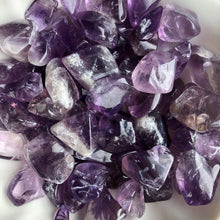 Amethyst tumbled pocket stone crystal specimen