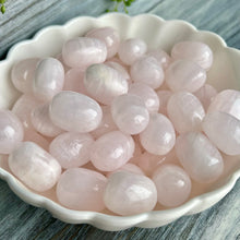 Pink Mangano Calcite tumbled pocket stone crystal specimen (sm)