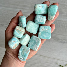 Blue Aragonite/Caribbean Calcite Pocket Stone Crystal Specimen SM