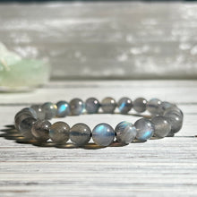 A-Z Mystery 8mm Beaded stretch stone bracelet