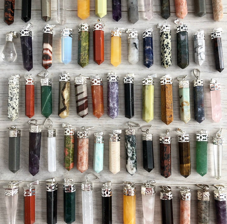 Mystery Crystal Pendants with chain