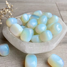 Opalite tumbled pocket stone crystal specimen