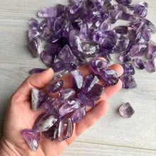 Amethyst tumbled pocket stone crystal specimen