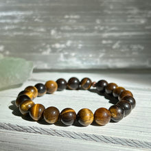 A-Z Mystery 8mm Beaded stretch stone bracelet