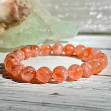 A-Z Mystery 8mm Beaded stretch stone bracelet