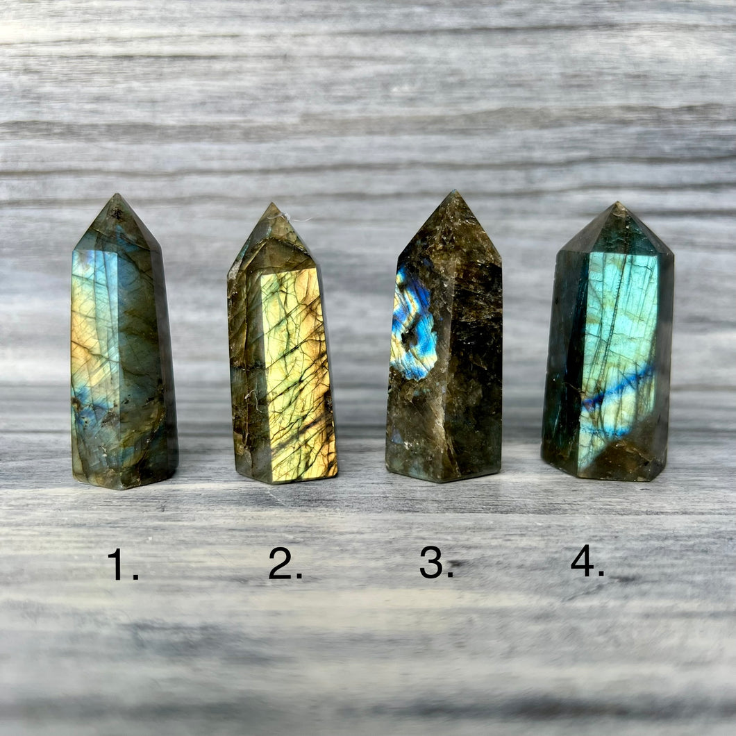 Labradorite Tower Crystal Specimens