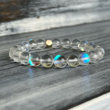 Angel Aura with Hematite Spacer Beaded Stretch Bracelet I