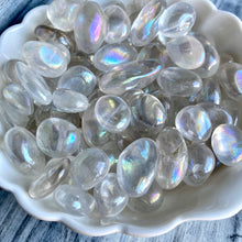 Angel Aura tumbled pocket stone specimen