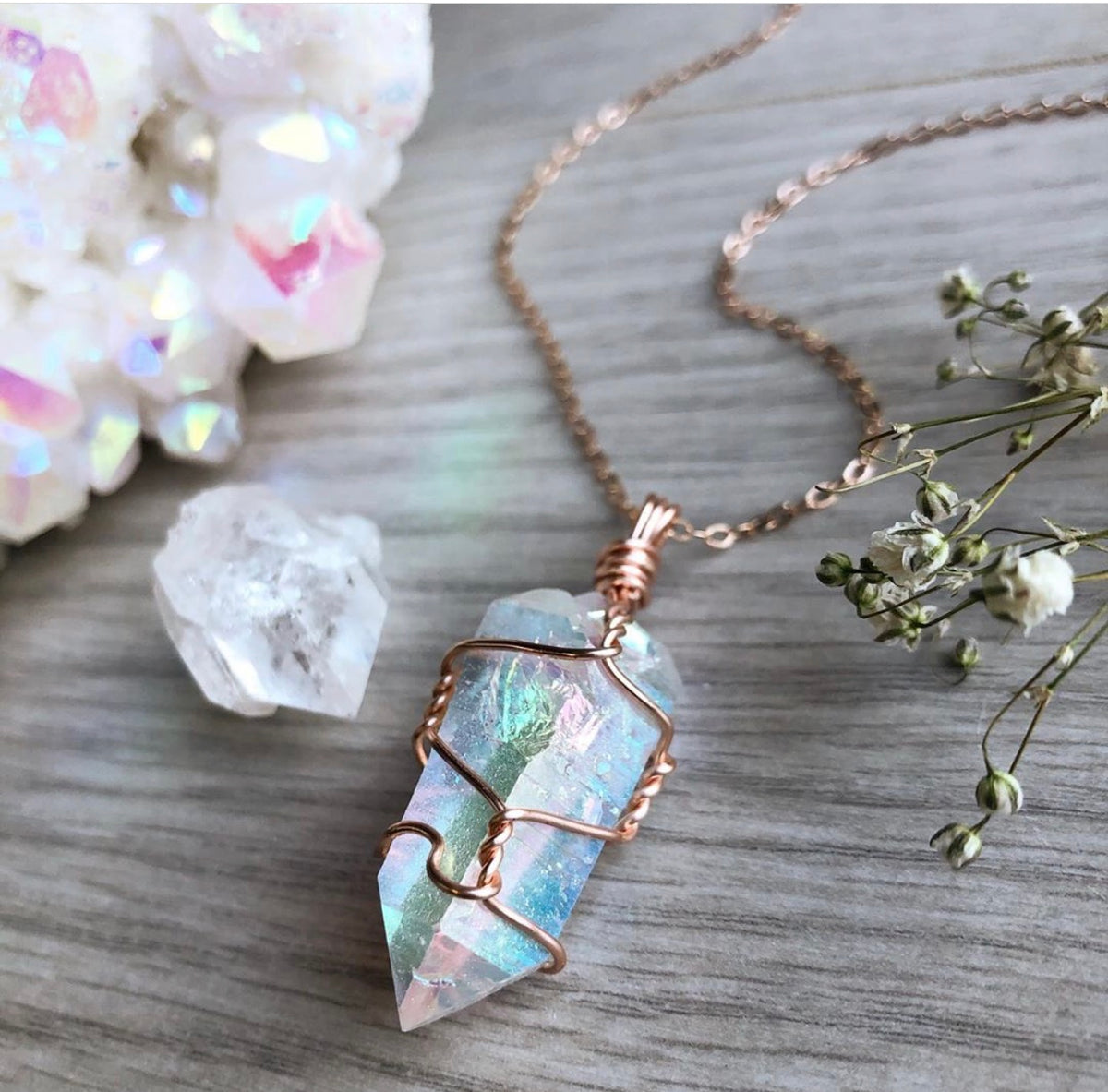 Wire Wrapped Crystals