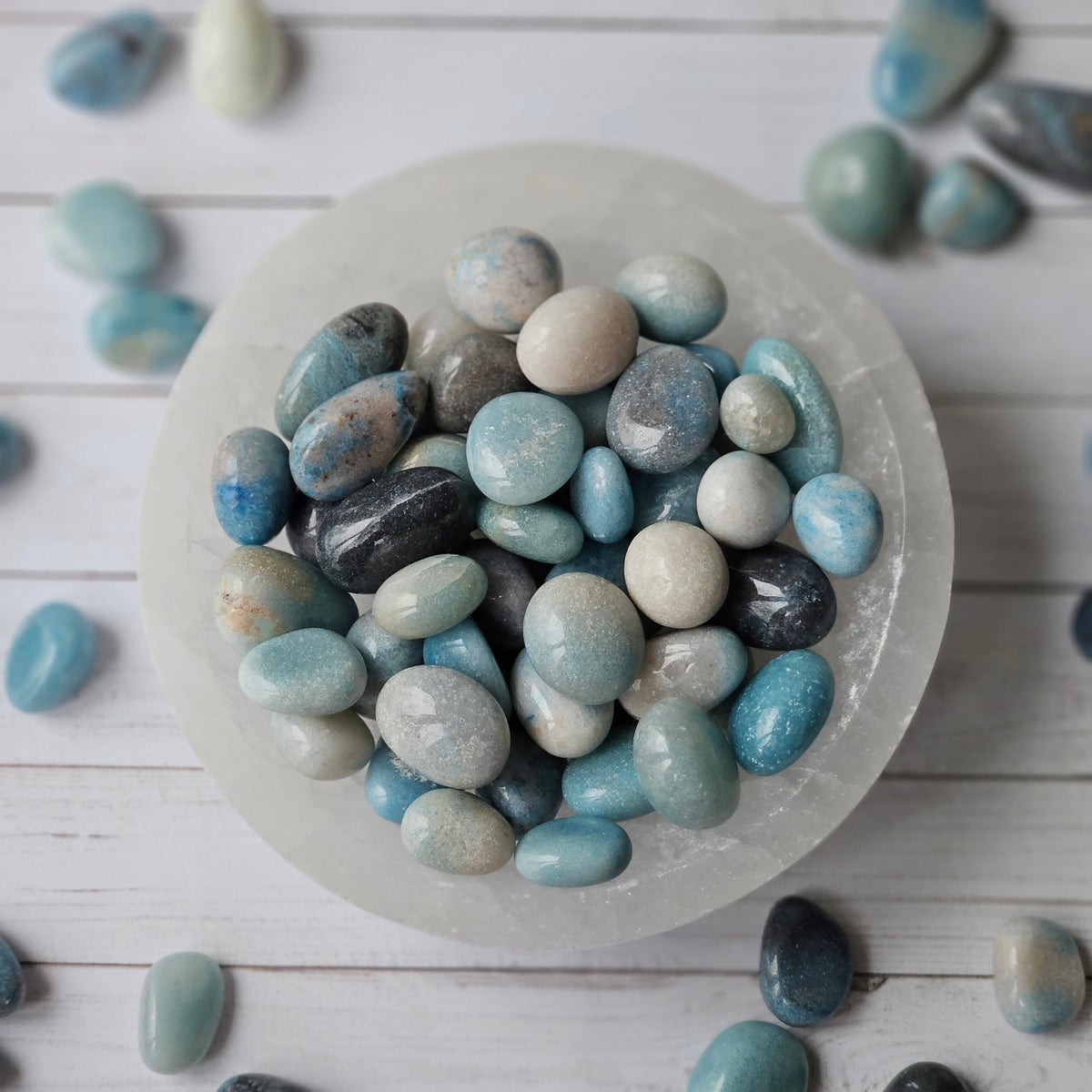 Trolleite Small Tumbled Pocket Stone Specimen – Wholehearted Crystal Creations