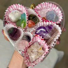 Heart Box of Crystals / Valentines Day / Love Day