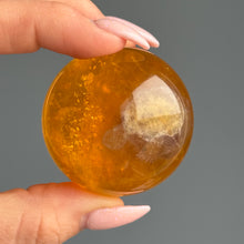 Yellow Fluorite & Mica Crystal Sphere Specimen