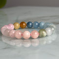 Aquamarine Morganite Heliodor Beryl Crystal Bracelet – Wholehearted Crystal Creations