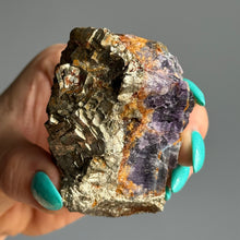 RARE Pyrite + Fluorite Raw Crystal Specimen