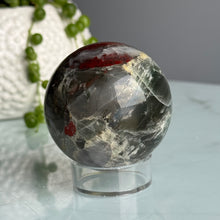 Bloodstone Jasper Polished Crystal Sphere Specimen