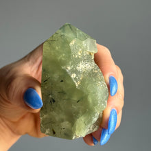 Prehnite with Epidote Crystal Tower Specimen – Wholehearted Crystal Creations