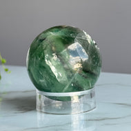Rainbow Fluorite Sphere Crystal Specimen – Wholehearted Crystal Creations