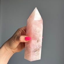 Rose Quartz Tower Crystal Specimen
